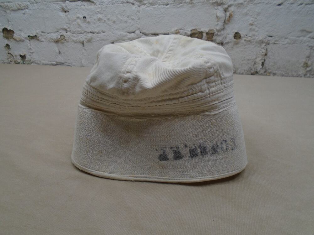 Vintage U.S. Navy White Dixie Cup Sailor Hat Military Uniform Cap